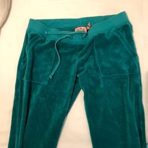 Juicy couture track suit wide leg pants